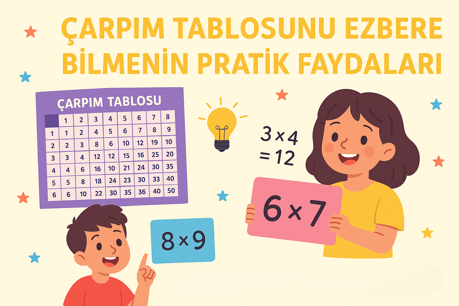 Çarpım Tablosunu Ezbere Bilmek Neden Süper Güçtür?